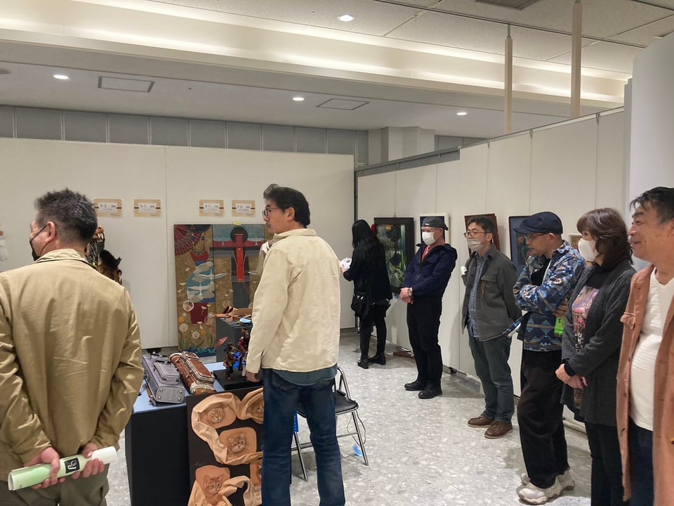 レザー レザークラフト レザーカービング アート ハンドメイド 革雑貨 革 革小物 ギャラリー 公募展 コンテスト