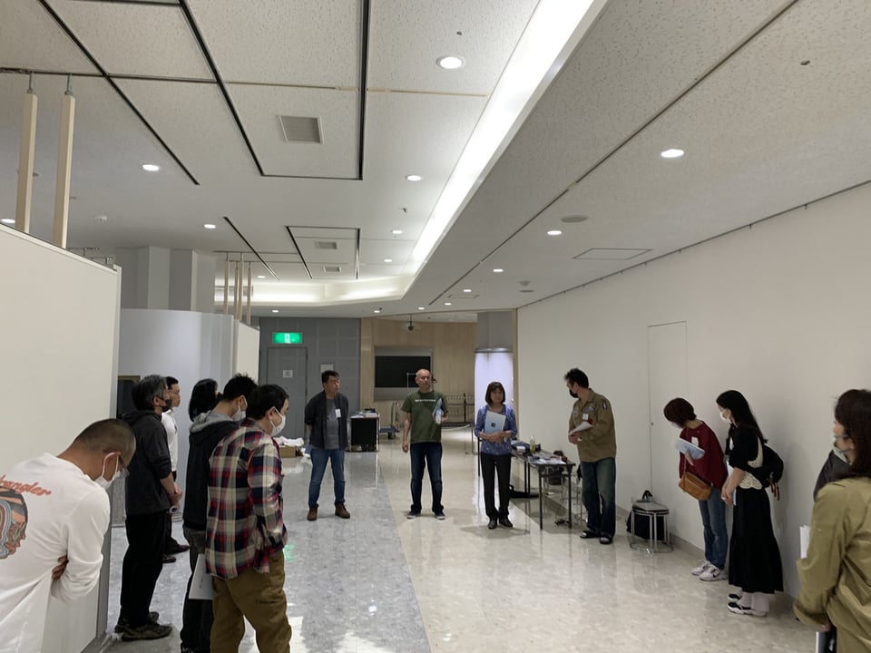 ILCE搬入風景 レザークラフト 公募展