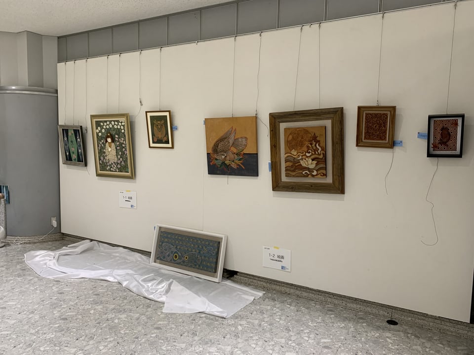 ILCE審査準備　レザークラフト　公募展