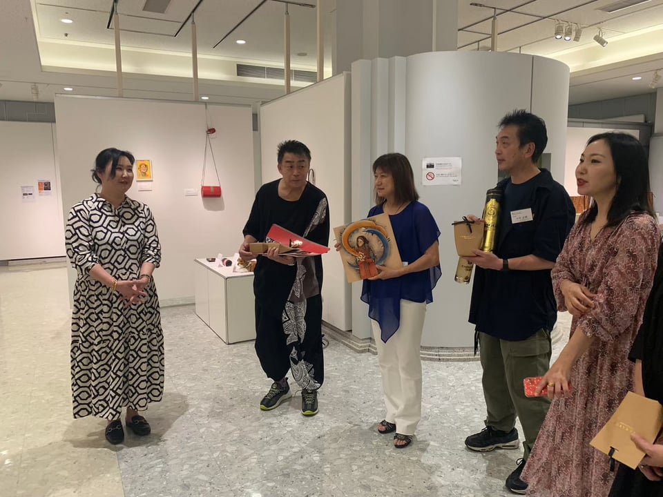 ILCEモンゴルと交流　レザークラフト　公募展