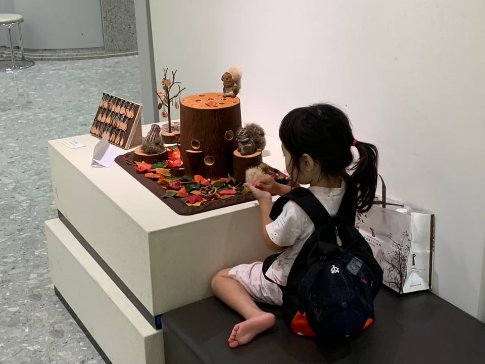 ILCE会場風景　レザークラフト　公募展