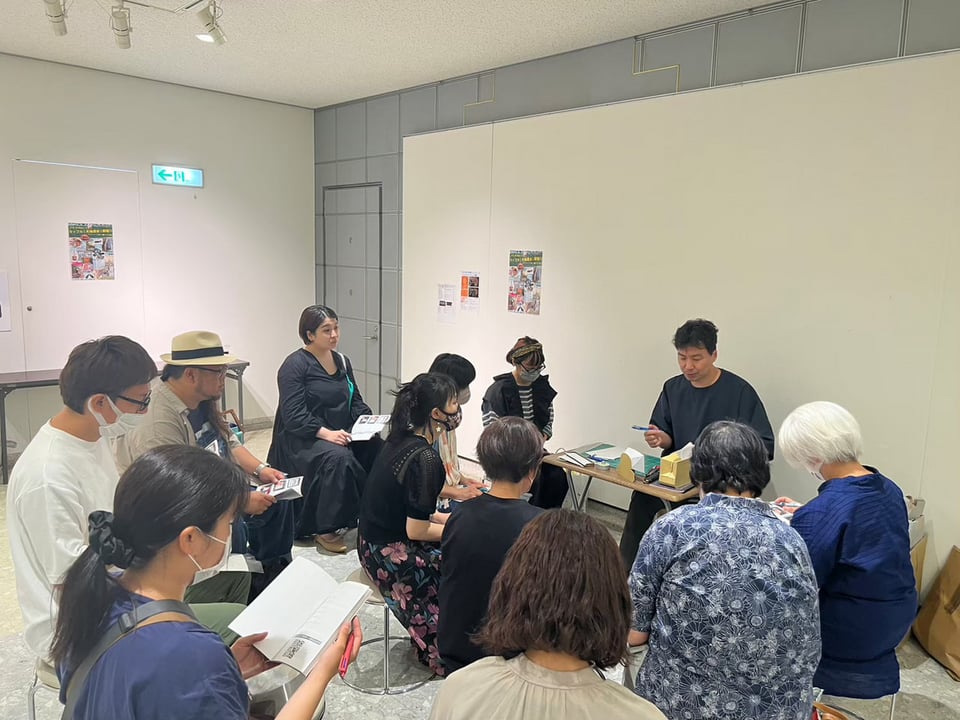 ILCE講習会風景　レザークラフト　公募展